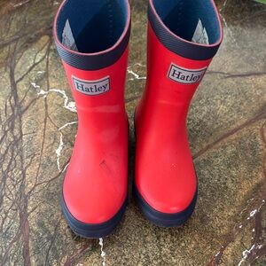 Hatley Kids Bright Red Rain Boots